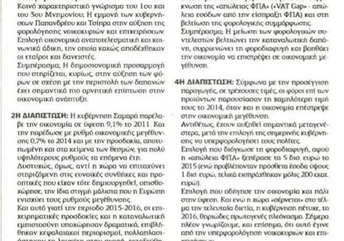 Άρθρο Χρ. Σταϊκούρα στην εφημερίδα “Ελεύθερος Τύπος της Κυριακής” | 22.10.2017