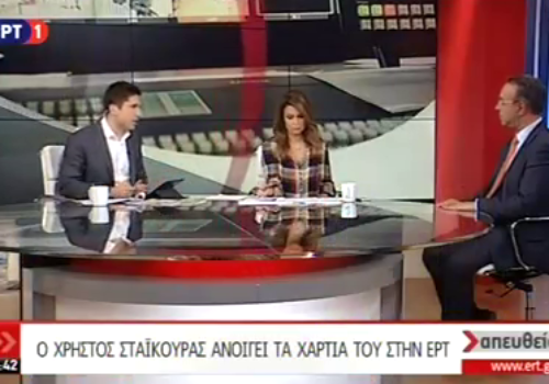 Ο Χρ. Σταϊκούρας στην ενημερωτική εκπομπή “Απευθείας” της ΕΡΤ 1 | 22.11.2017