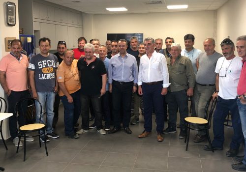 Δελτίο Τύπου μετά τις επισκέψεις στη ΔΕΥΑΛ, στο ΕΚΑΒ και στο Σύλλογο Φοροτεχνικών Ελεύθερων Επαγγελματιών | 11.06.2019