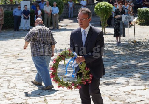 O Χρ. Σταϊκούρας στις Εκδηλώσεις Μνήμης για την 75η επέτειο του Ολοκαυτώματος της Υπάτης | 16.6.2019