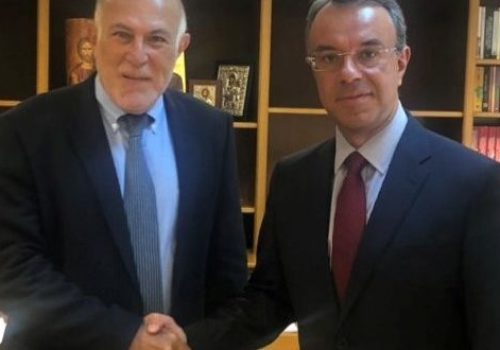 Συνάντηση Υπουργού Οικονομικών με τον Πρόεδρο της Οικονομικής και Κοινωνικής Επιτροπής (Ο.Κ.Ε) | 25.7.2019