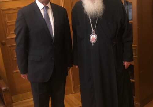 Συνάντηση Υπουργού Οικονομικών με τον Αρχιεπίσκοπο Αθηνών και Πάσης Ελλάδος | 23.8.2019