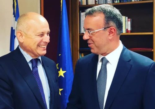 Με τον Ιταλό Πρέσβη συναντήθηκε ο Υπουργός Οικονομικών | 4.9.2019