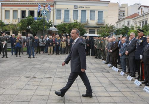 Ο Υπουργός Οικονομικών Εκπρόσωπος της Κυβέρνησης στην Ημέρα των Ενόπλων Δυνάμεων (φωτογραφίες, video) | 21.11.2019