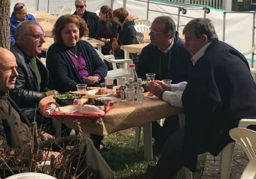 Ο Χρ. Σταϊκούρας στον Μπράλο (φωτογραφίες) | 11.11.2018