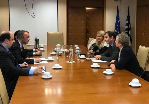 Συνάντηση Υπουργού Οικονομικών με τον Αντιπρόεδρο της Ευρωπαϊκής Τράπεζας Ανασυγκρότησης και Ανάπτυξης | 5.3.2020