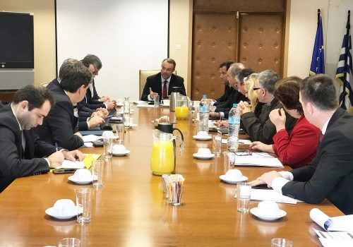 Σύσκεψη στο Υπουργείο Οικονομικών για το πρόβλημα του κορωνοϊού | 6.3.2019