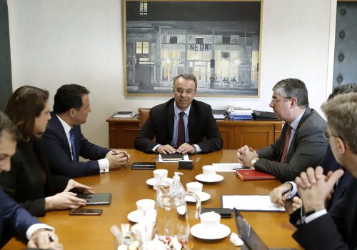 Σύσκεψη στο Υπουργείο Οικονομικών για το πρόβλημα του κορονοϊού | 3.3.2020