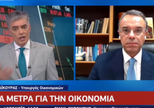 Ο Υπουργός Οικονομικών στο Mega με το Νίκο Ευαγγελάτο (video) | 30.4.2020