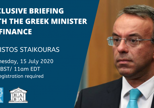 Ο Υπουργός Οικονομικών Ομιλητής σε διαδικτυακή εκδήλωση τoυ Hellenic Bankers Association – UK (video) | 15.7.2020