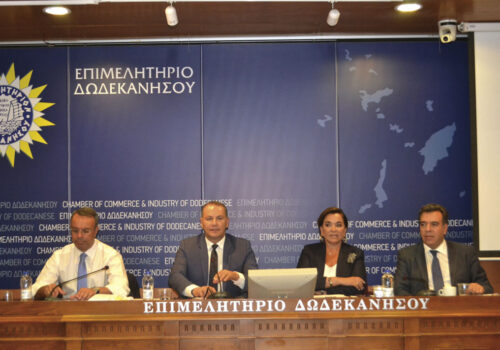 Ο Χρήστος Σταϊκούρας στη Ρόδο με την Ντόρα Μπακογιάννη | 30.5.2018