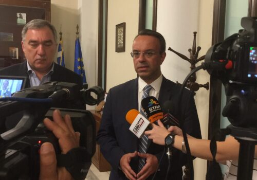 Συνάντηση Χρήστου Σταϊκούρα – Θύμιου Καραΐσκου | 3.7.2018