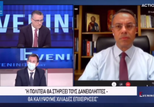 Ο Υπουργός Οικονομικών στο Action 24 με τον Γιώργο Κουβαρά (video) | 15.2.2021