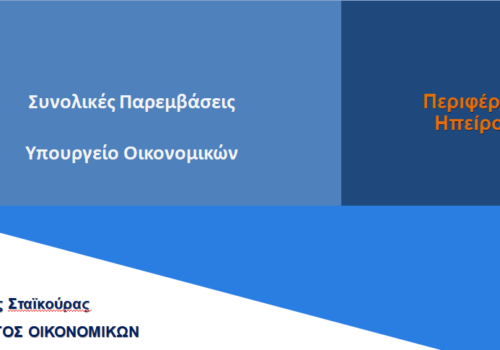 Τηλεδιάσκεψη Υπουργού Οικονομικών με Βουλευτές και εκπροσώπους της Περιφέρειας Ηπείρου | 18.3.2021
