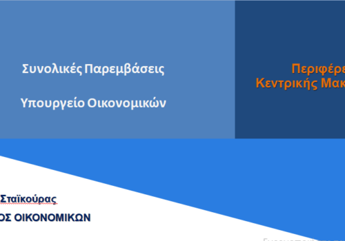 Τηλεδιάσκεψη Υπουργού Οικονομικών με την Περιφέρεια Κεντρικής Μακεδονίας | 17.4.2021