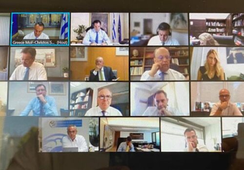 Τηλεδιάσκεψη στελεχών της Κυβέρνησης με εκπροσώπους τραπεζικών ιδρυμάτων | 29.6.2021