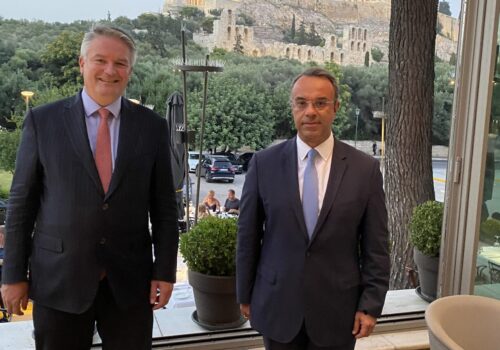 Συνάντηση Υπουργού Οικονομικών με το νέο Γενικό Γραμματέα του ΟΟΣΑ | 1.7.2021