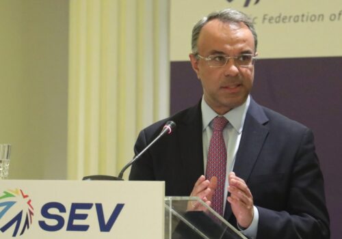 Ο Υπουργός Οικονομικών στην εκδήλωση του ΣΕΒ με την Αντιπροσωπεία της MEDEF International | 9.5.2022