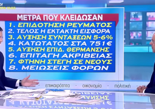 Ο Υπουργός Οικονομικών στην τηλεόραση του ΣΚΑΪ με τον Γιώργο Αυτιά | 27.8.2022
