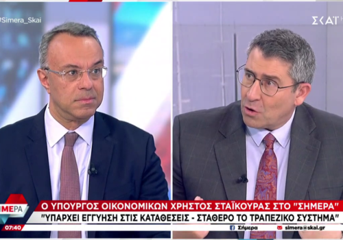 Ο Υπουργός Οικονομικών στην τηλεόραση του ΣΚΑΪ (video) | 21.3.2023
