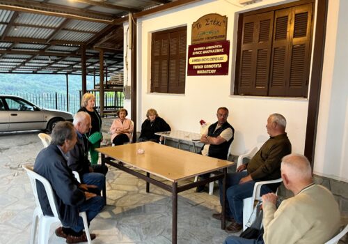 Νικολίτσι: Έργα αποκατάστασης σε πέτρινο τοιχίο και τσιμεντοστρώσεις