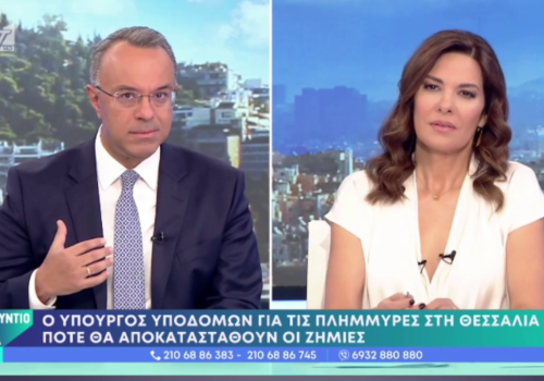 Ο Υπουργός Υποδομών και Μεταφορών στην τηλεόραση του ΑΝΤ1 | 16.9.2023