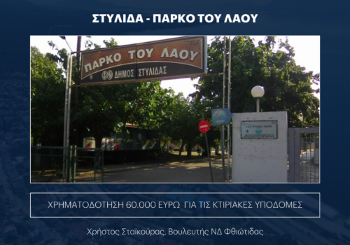 Στυλίδα: Αναβάθμιση κτιριακής υποδομής στο Πάρκο Λαού