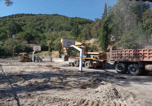 Έργα αποκατάστασης στο Μεσοχώρι