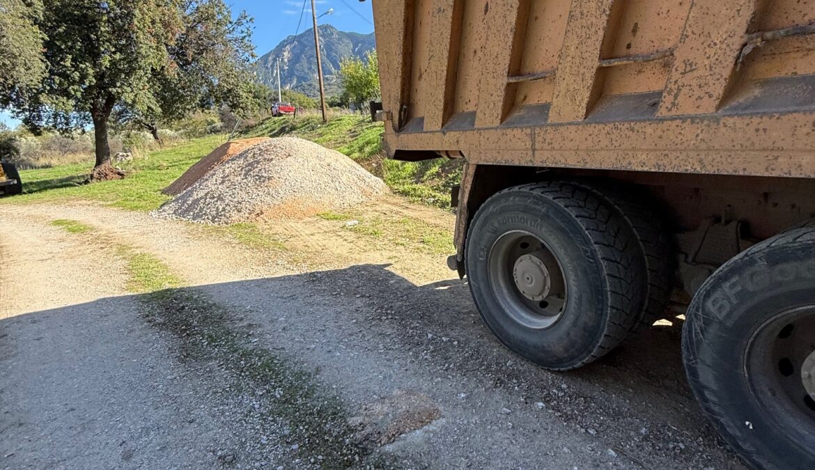 Ροδίτσα: Τοιχία αντιστήριξης με πόρους του Υπουργείου Υποδομών και Μεταφορών