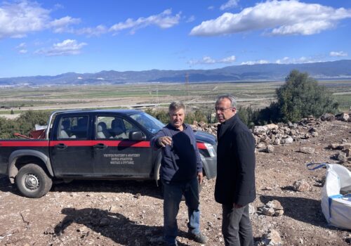 Ο Χρ. Σταϊκούρας στο έργο της αποκατάστασης και στερέωσης του τείχους των Φωκέων | 27.3.2026